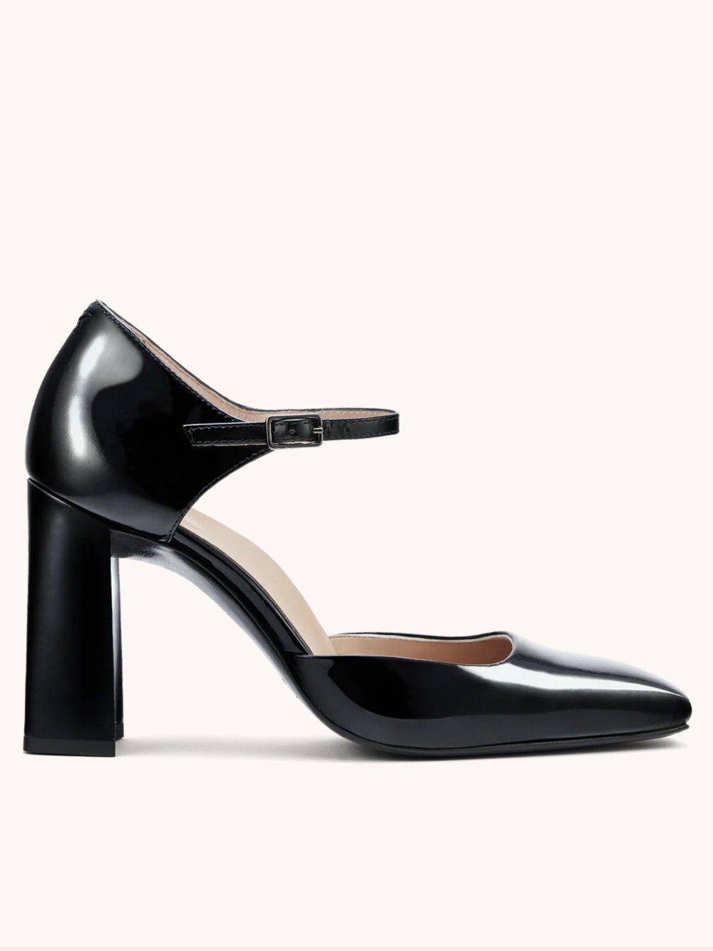 INEZ Cleo in Black Patent Mary Jane pumps size 9
